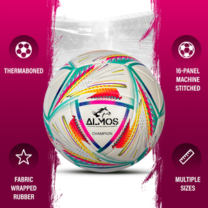 Almos Champion Pro Quality Soccer Ball - Size 4 & 5