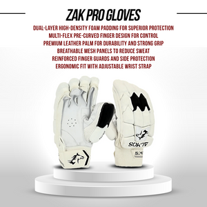 Cricket Batting Gloves Zak Pro