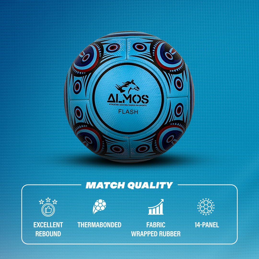 Almos Flash Match Soccer Ball - Size 5