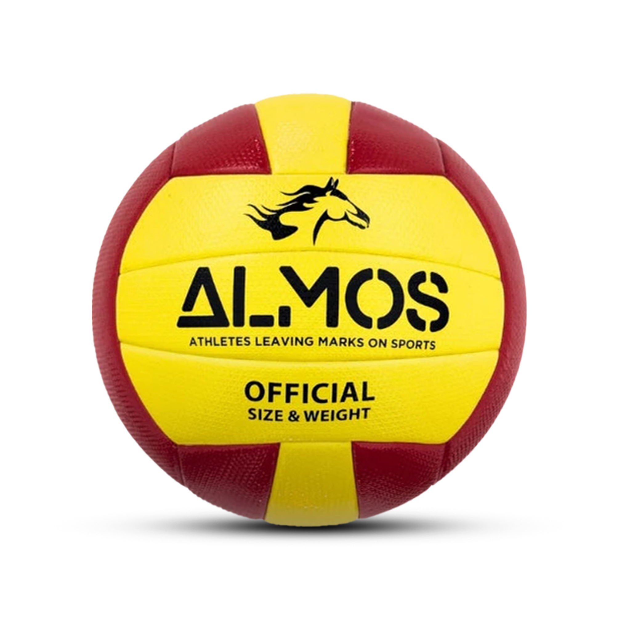 Almos Match Volleyball Yellow & Red