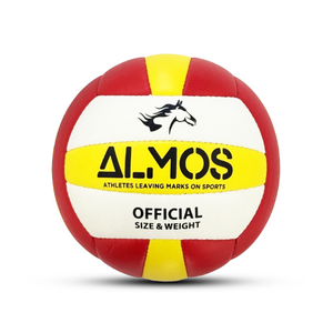 Almos Training Volleyball Red Yellow