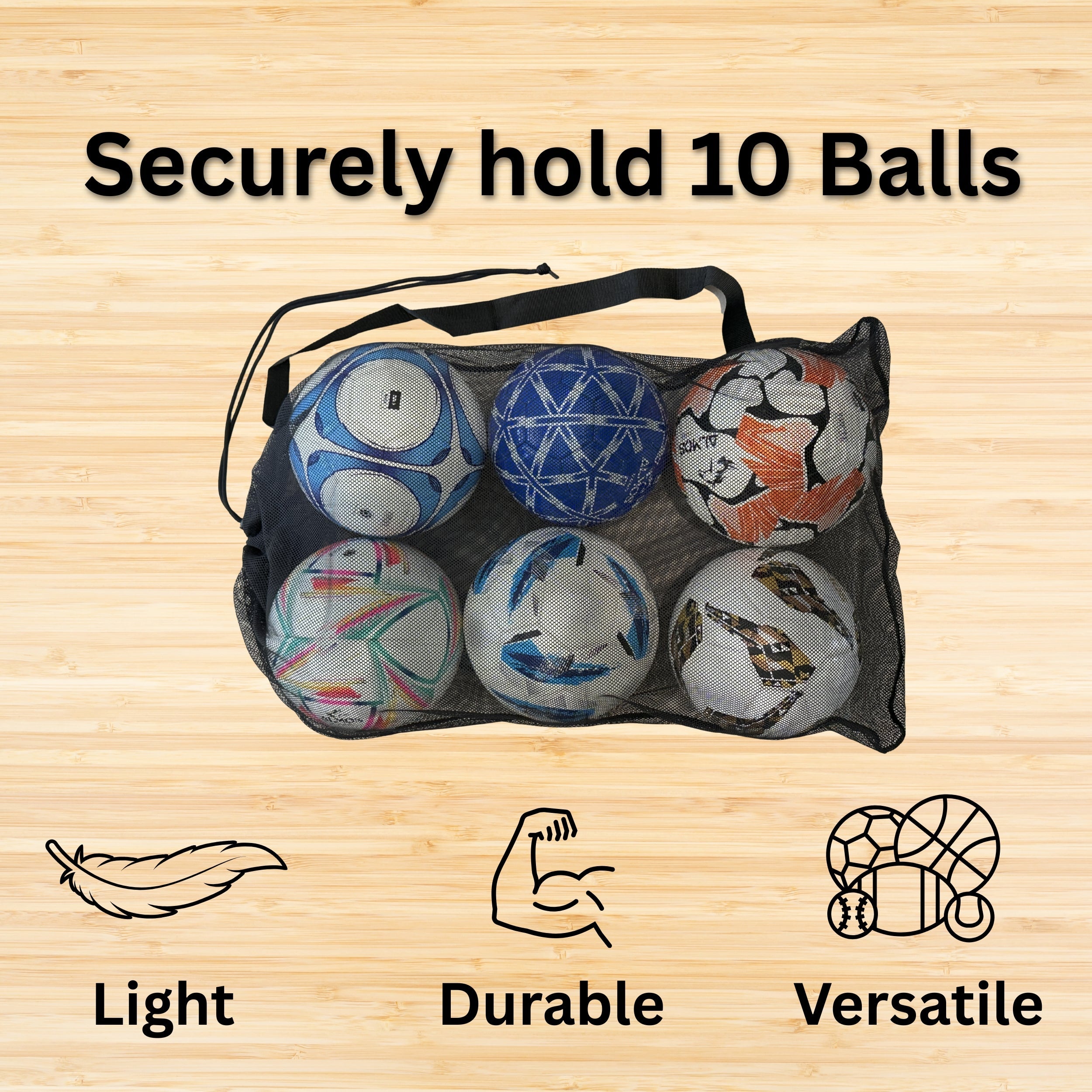 Almos 10 Balls Mesh Bag