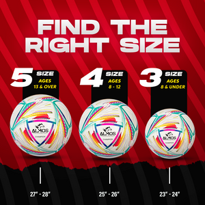 Almos Champion Pro Quality Soccer Ball - Size 4 & 5