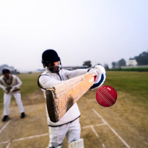 Almos Sports Cricket Hard Ball Red - Pack of 6 Premium Leather Ball