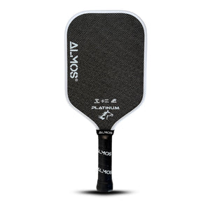 Almos Sports Platinum Pickleball Paddle – Titanium Weave, Polypropylene Core, 16mm Control Paddle for Power, Spin & Stability