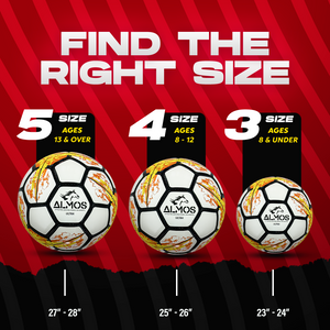 Almos Ultra Match Soccer Ball - 32 Panel - Size 5