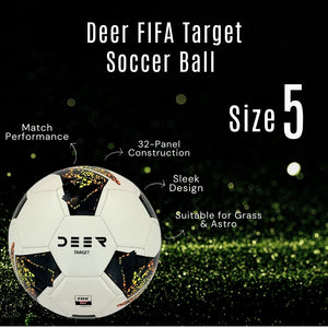 Deer Target Soccer Ball - 32 Panel