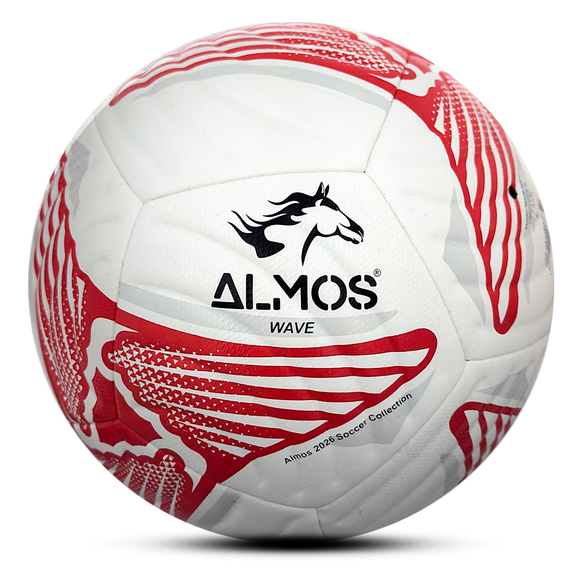 Almos Match Soccer Ball – Size 5 12-Panel Football, Canada, Spain & Mexico Inspired Design