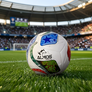 Almos Trifecta Match Soccer Ball – Size 4 & 5, 12-Panel, Professional Match Football