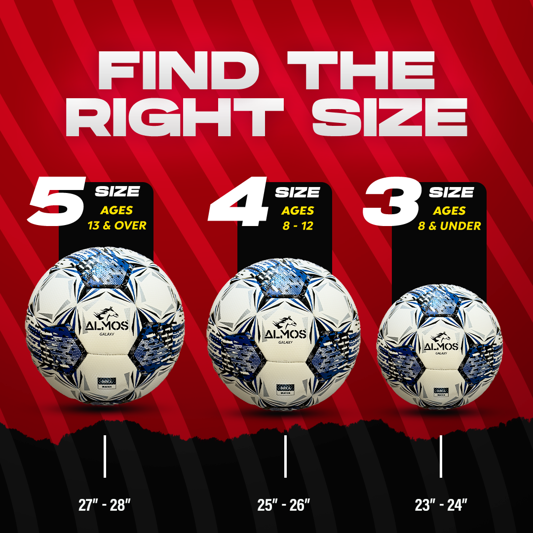 Almos Galaxy – Match Soccer Ball - Size 4 & 5 