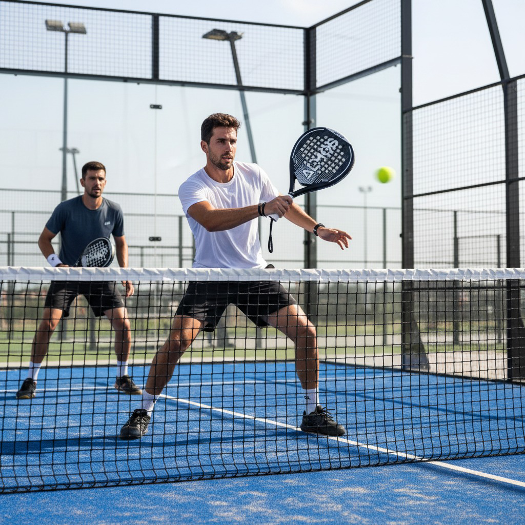 Almos MKT Pro 18k Carbon Fibre Padel Racket 