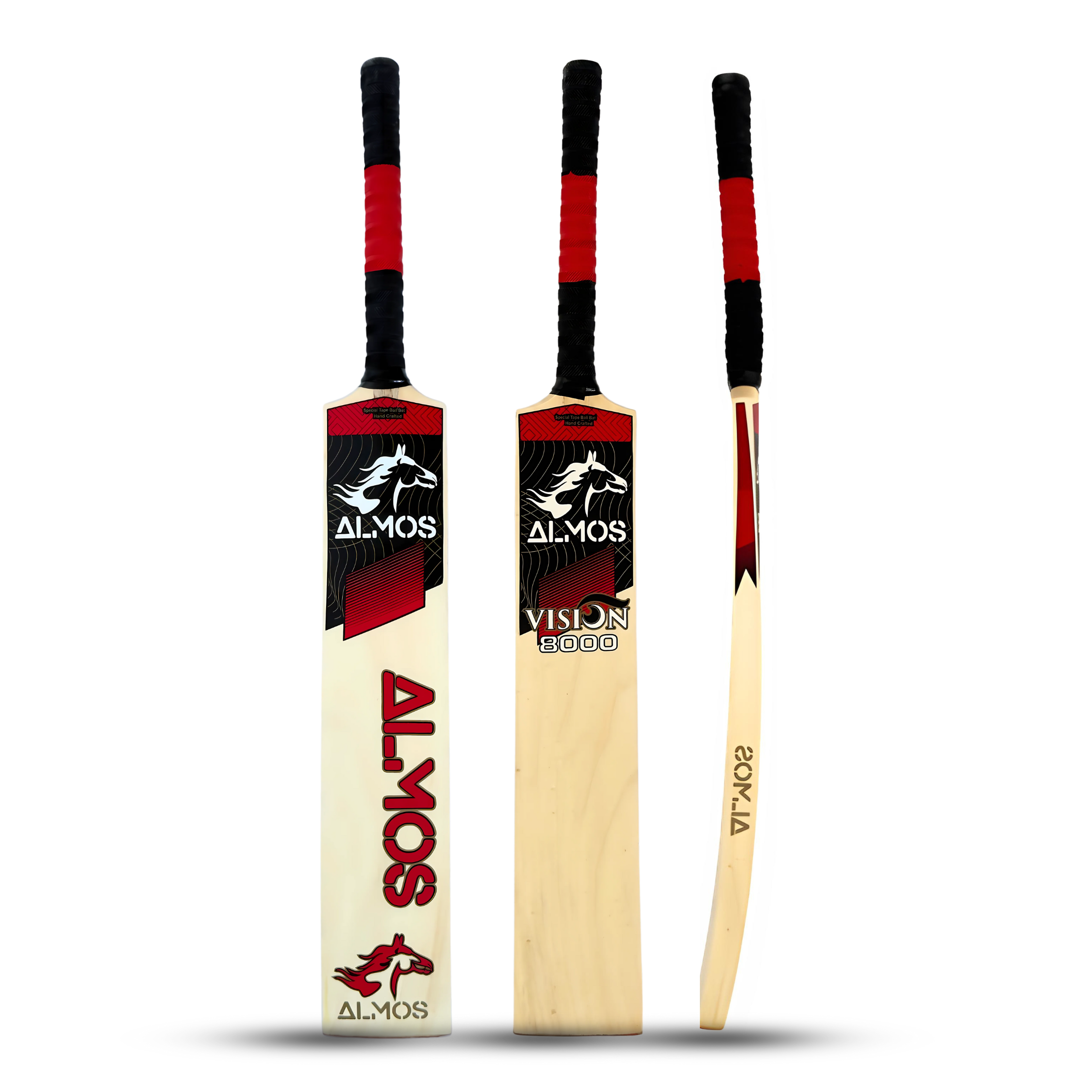 Almos Vision-8000 Tape Ball Cricket Bats 