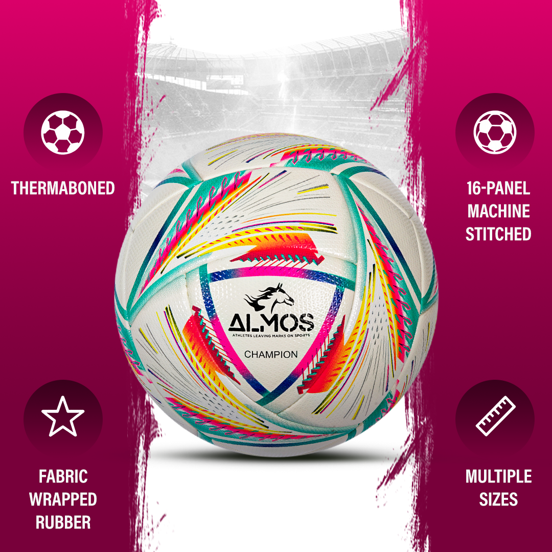 Almos Champion Pro Quality Soccer Ball - Size 4 & 5 