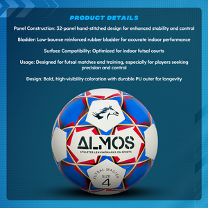 Almos Futsal Master Soccer Ball - Size 4 