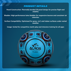 Almos Flash Match Soccer Ball - Size 5 