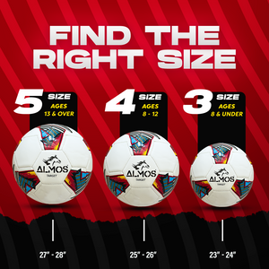 Almos Target Training & Practice Soccer Ball| Size 4 & 5 