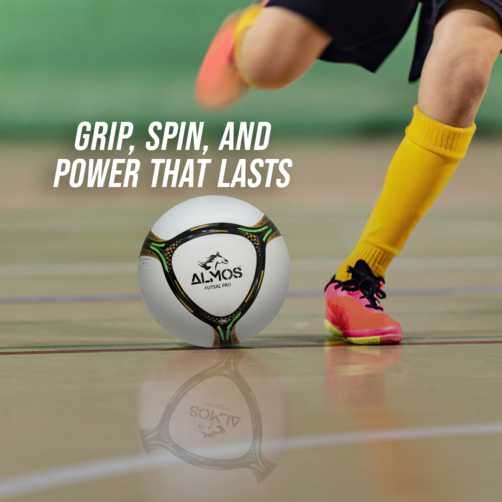 Futsal Pro Soccer Ball – Size 4 | Precision Control, Soft Touch & Ultimate Durability 