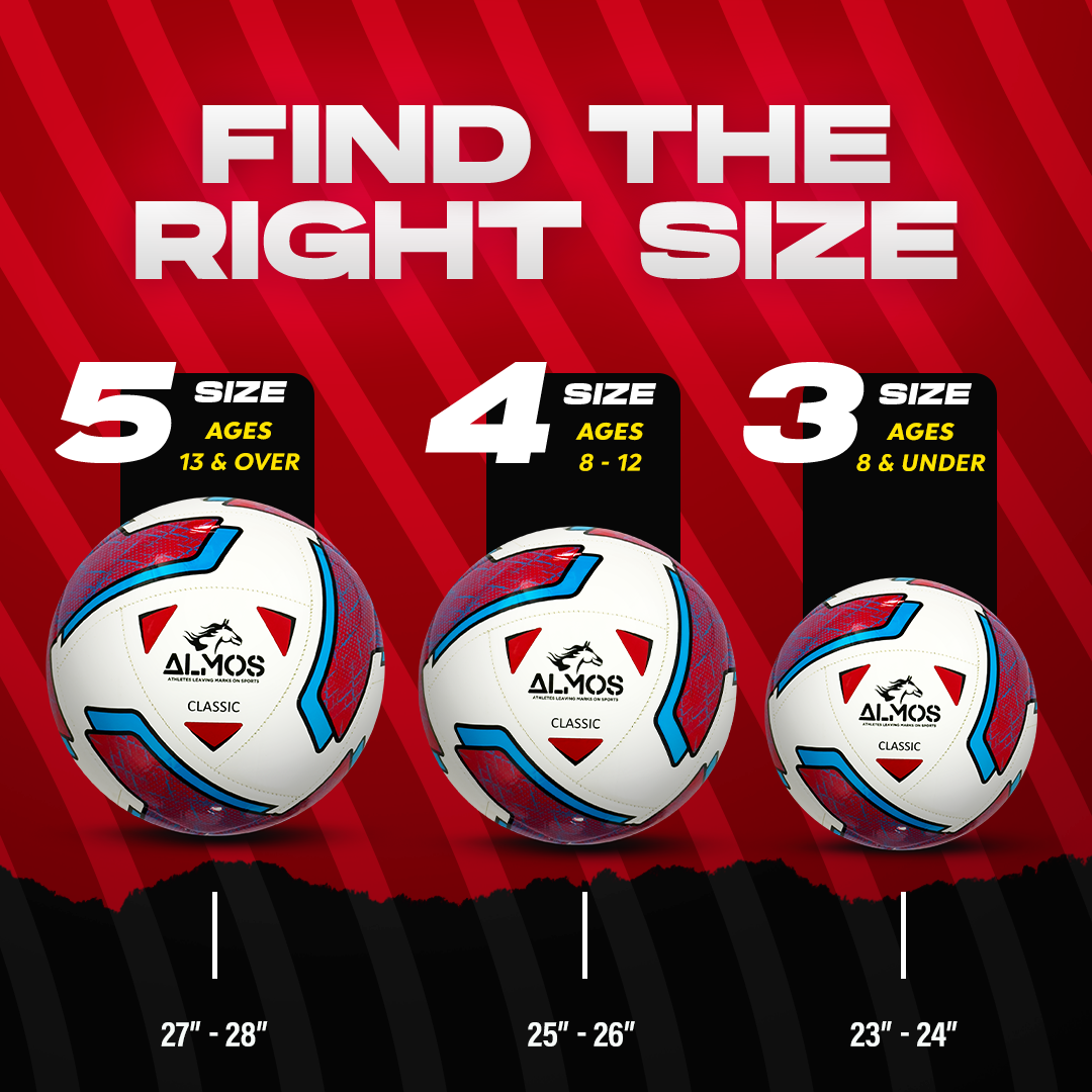 Almos Impact Training Football – Size 5, 16 Panel TPU Ball for Grass & Astro 