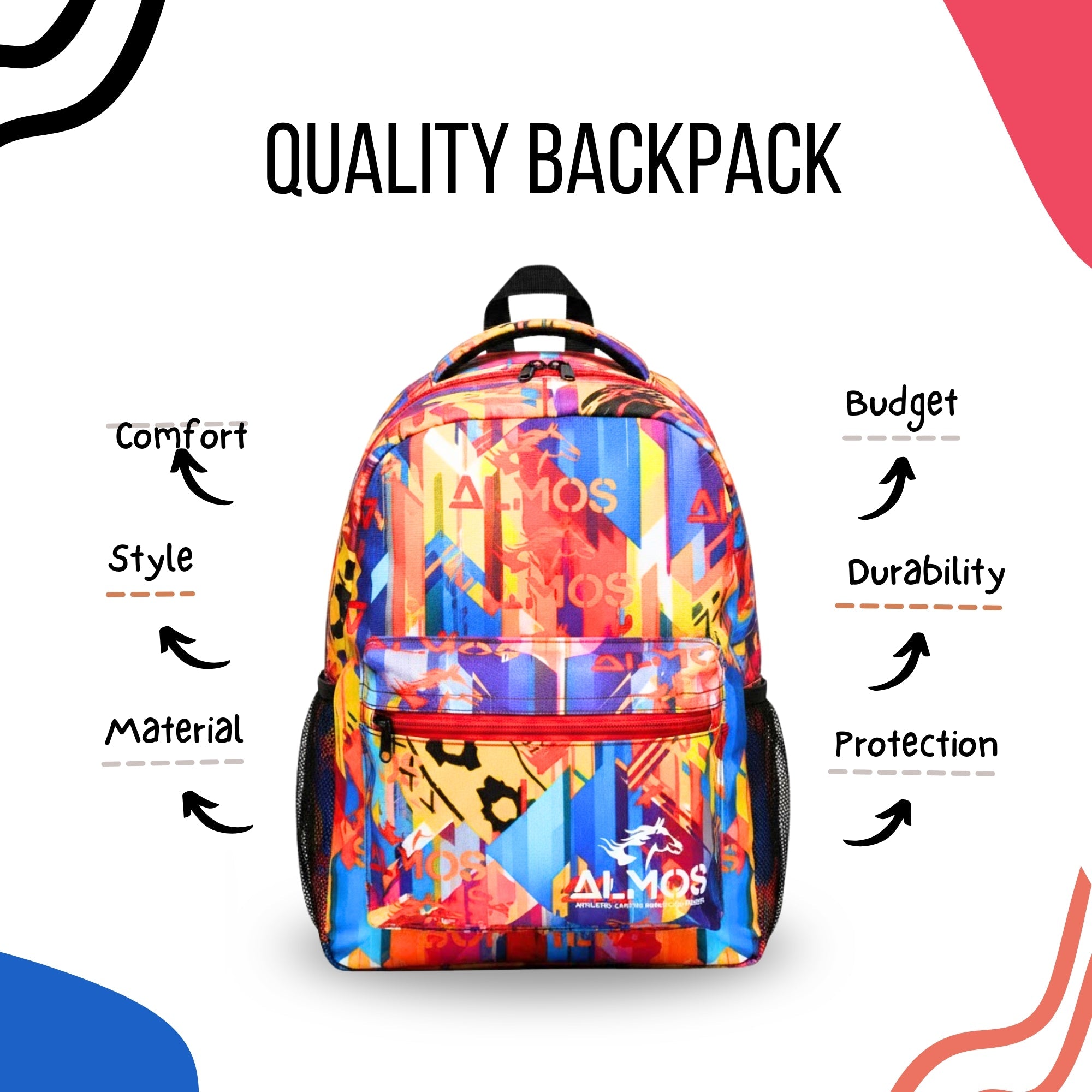 Almos Sports Suppression Backpack 