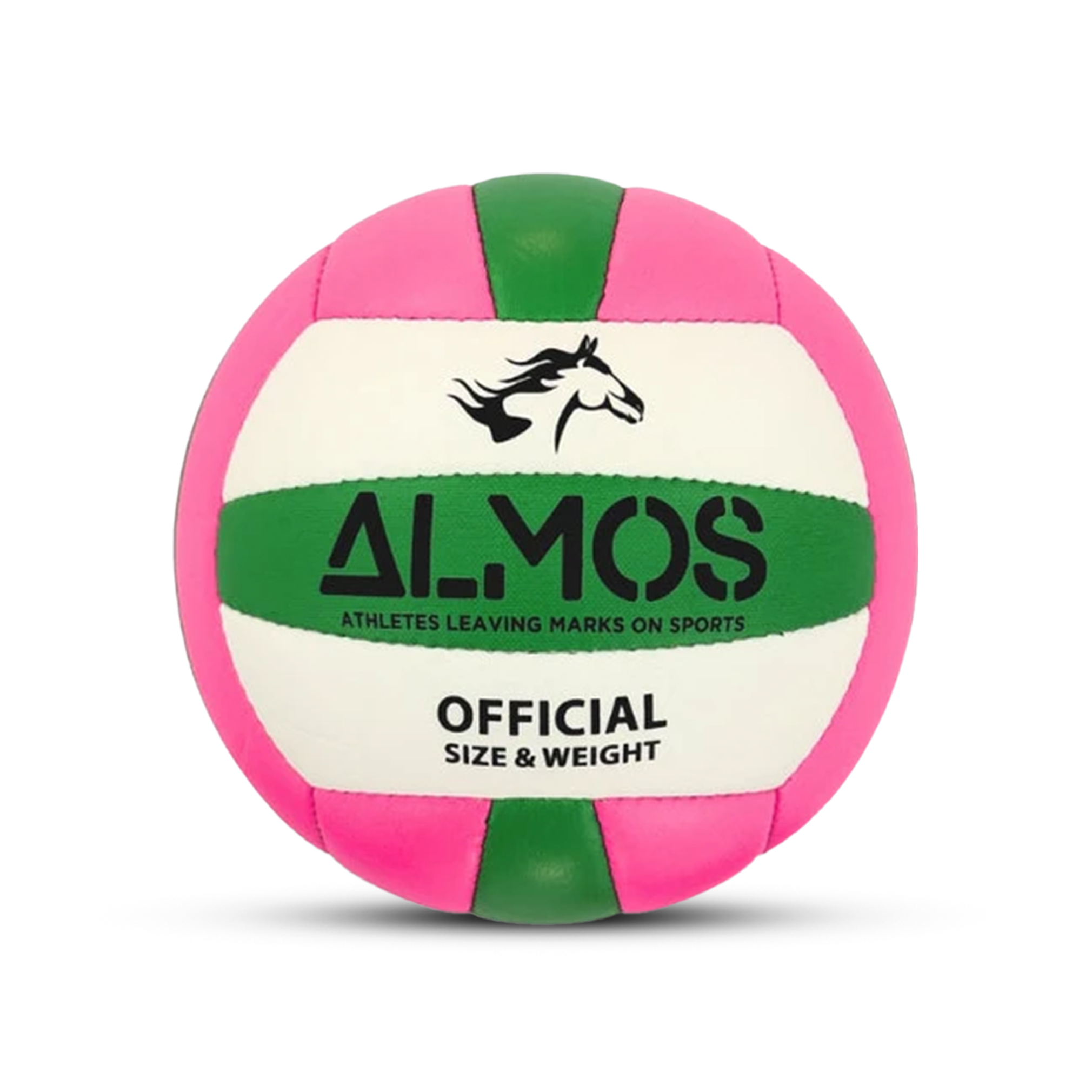 Almos Training Volleyball Pink Green 
