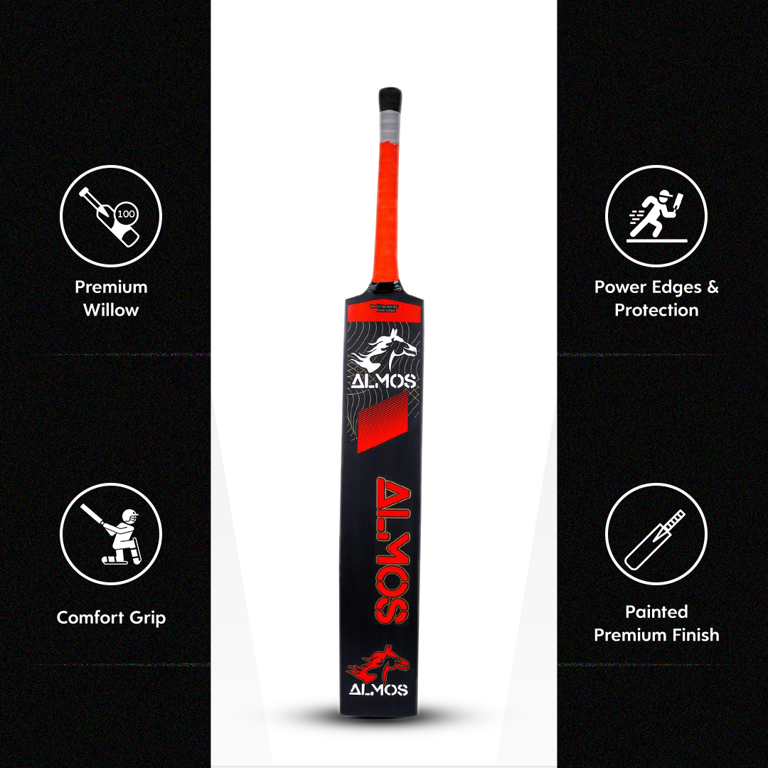Almos Vision-8000 Tape Ball Cricket Bats 