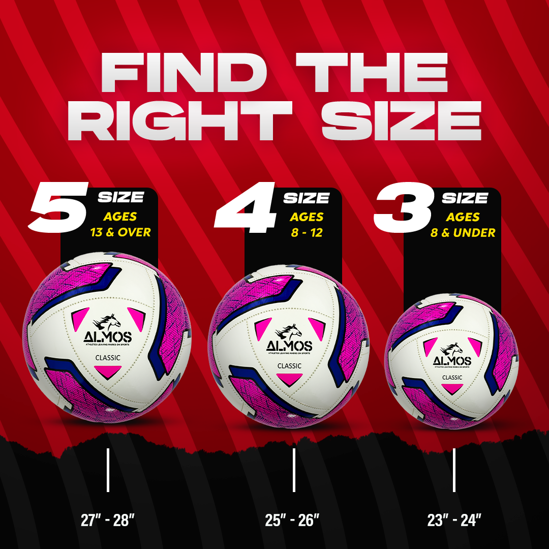 Almos Soccer Ball Classic 16 Panel: Academy Training Ball 