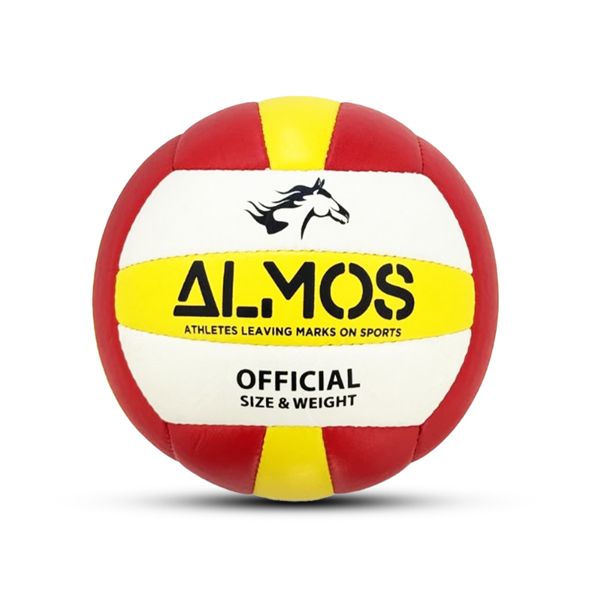 Almos Training Volleyball Red Yellow 