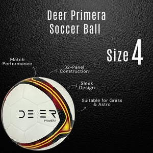 Deer Primera Soccer Ball – Premium Match & Training Ball (Size 5) 
