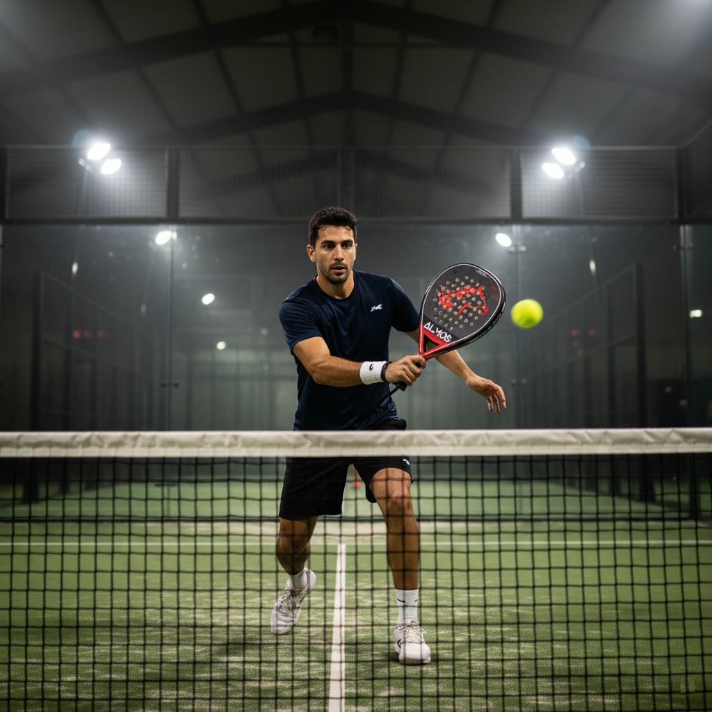 Almos SHAH X 3k Carbon Fibre Padel Racket 
