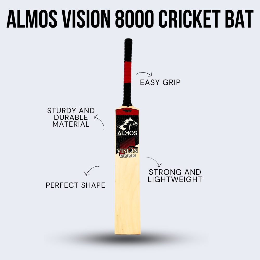 ALMOS VISION-8000 TAPE BALL CRICKET BAT 