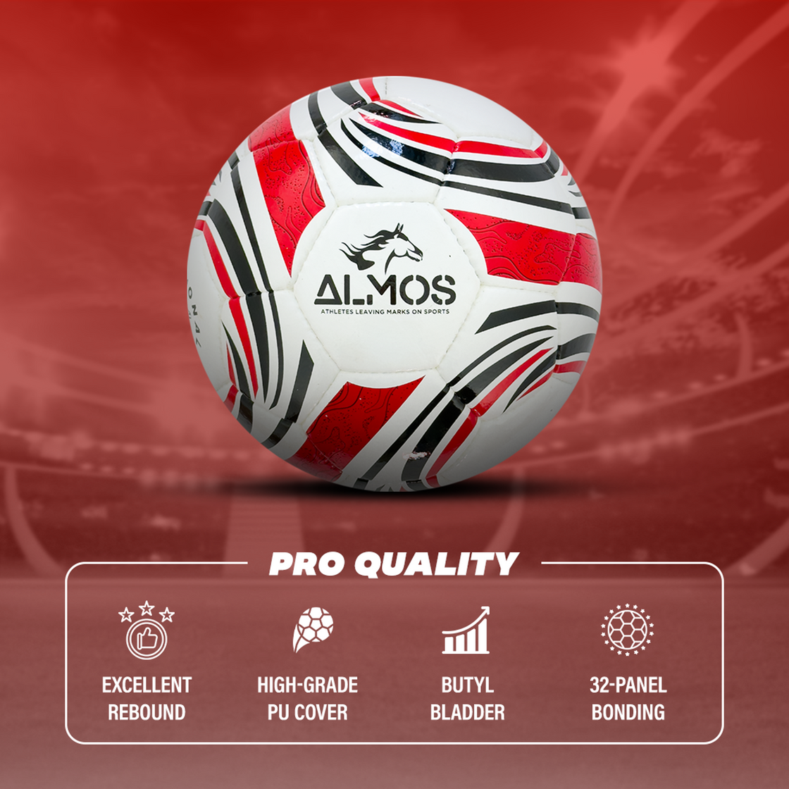 Almos Professional Match Football - Size 5 