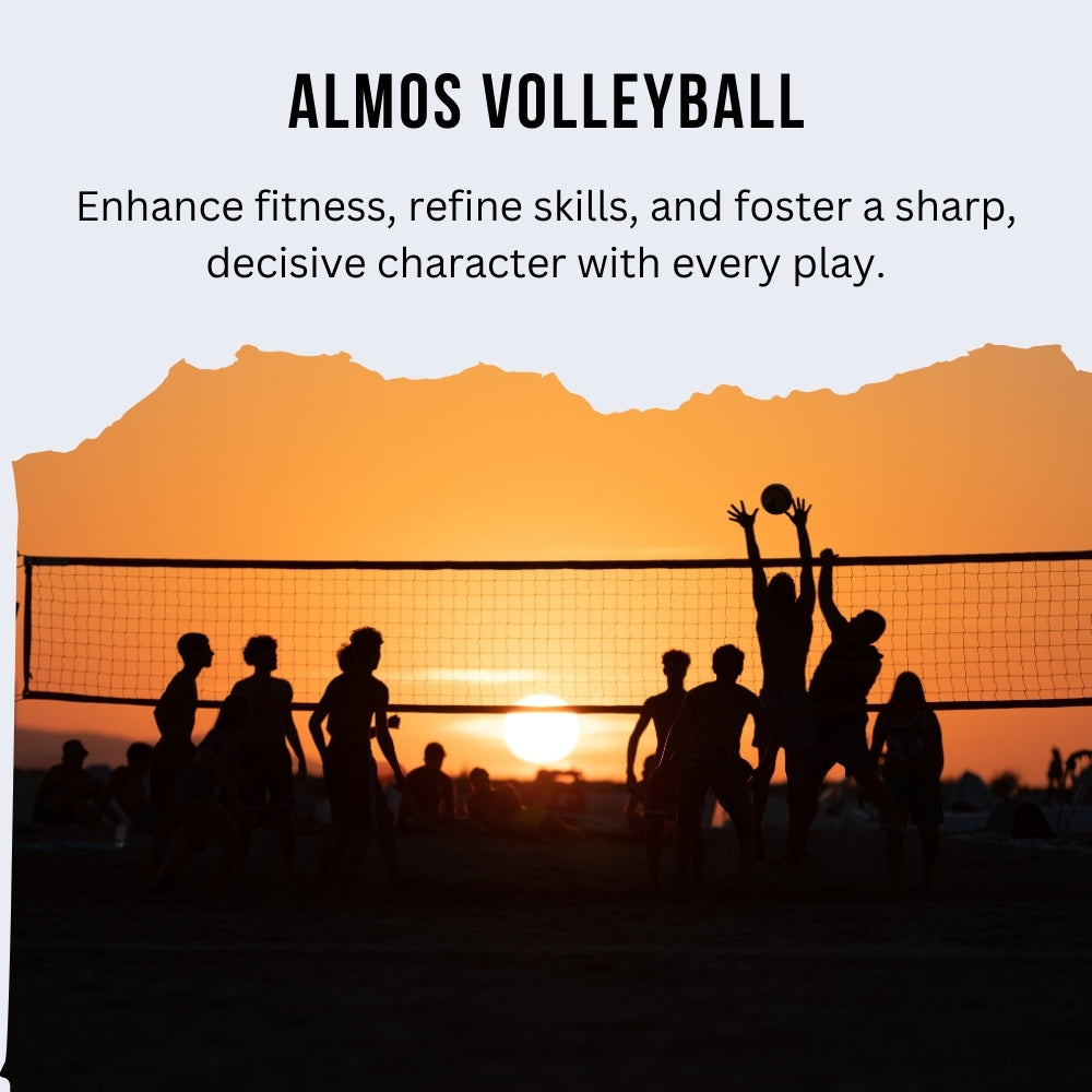 Almos Training Volleyball Pink Green 