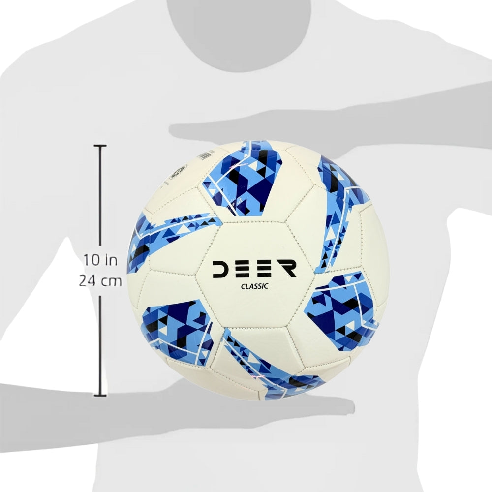 Deer Classic 32-Panel Soccer Ball – Size 5,Training Football 