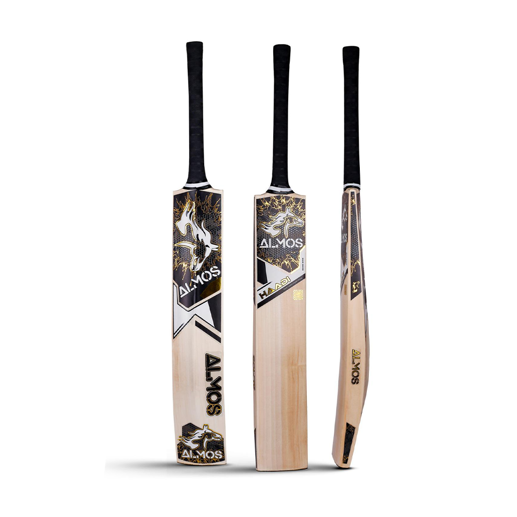 Almos Sports Wooden English Willow Academy Edition Cricket Bat - Ideal for Practice & Training 