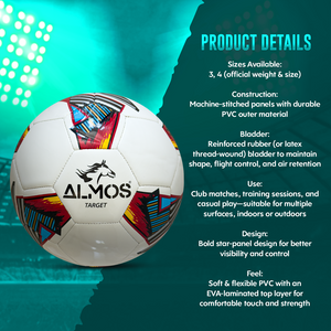 Almos Target Training & Practice Soccer Ball| Size 4 & 5 