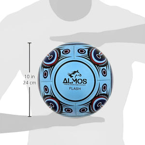 Almos Flash Soccer Ball Blue 