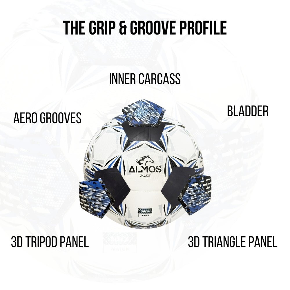 Almos Galaxy Soccer Ball – Elite Performance for Training & Matches (Size 4 & 5) 