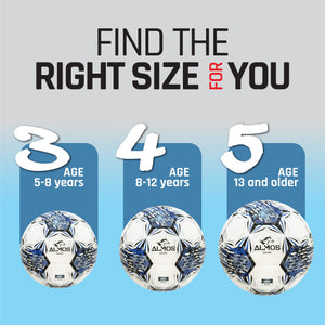 Almos Galaxy Soccer Ball – Elite Performance for Training & Matches (Size 4 & 5) 