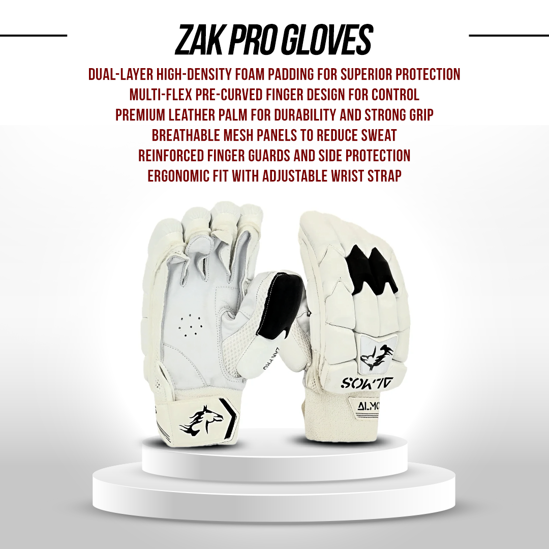 Cricket Batting Gloves Zak Pro 