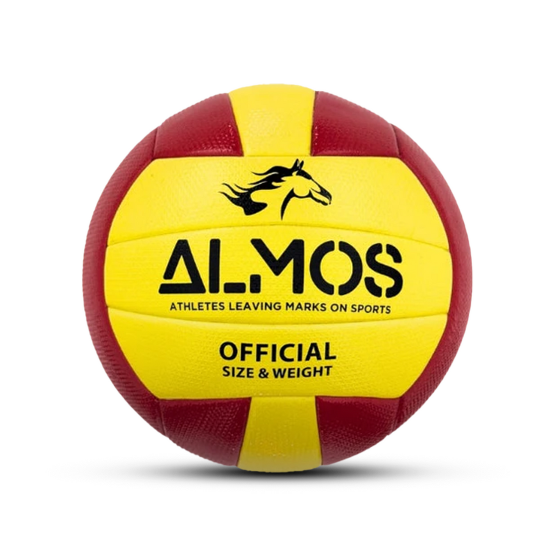 Almos Match Volleyball Yellow & Red 