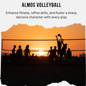 Almos Soft Touch Pro Volleyball – Official Size 5 – Indoor & Outdoor Use 