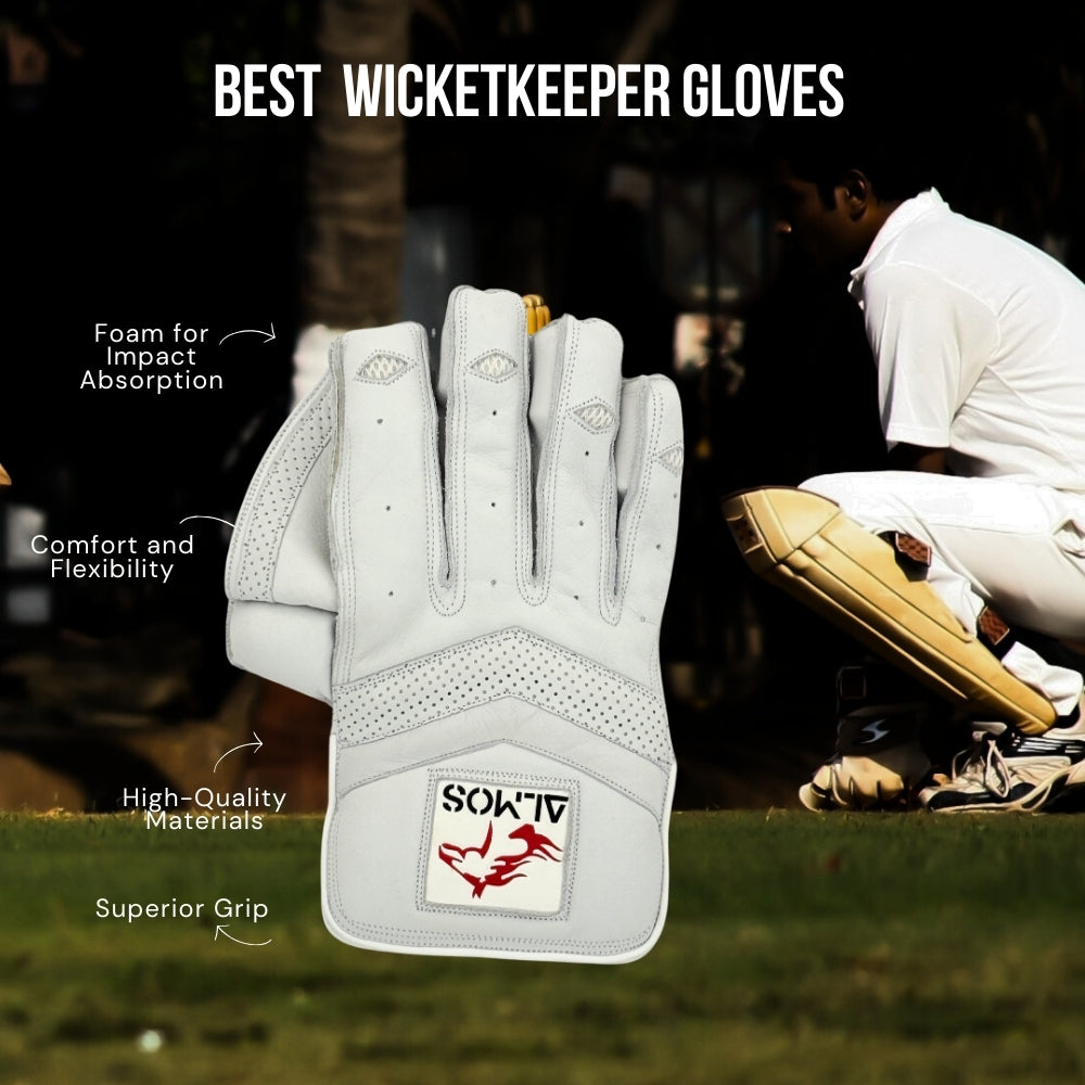 Almos Sports Cricket Wicket Keeping Gloves 
