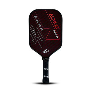 Almos Sports Rocket Pickleball Paddle – Kevlar Carbon Fiber, Polypropylene Core, 14mm Control Paddle for Power, Spin & Precision 