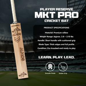 Almos Elite Edition Cricket Bat -  Ideal for Pro Matches 