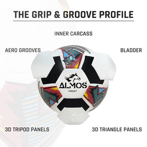 Almos Target Soccer Ball – Club & Match Ready | Size 4 & 5 