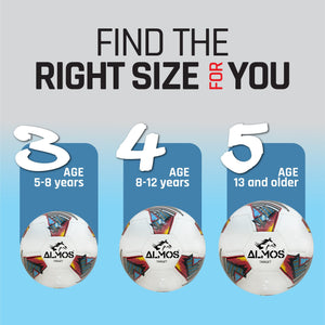 Almos Target Soccer Ball – Club & Match Ready | Size 4 & 5 