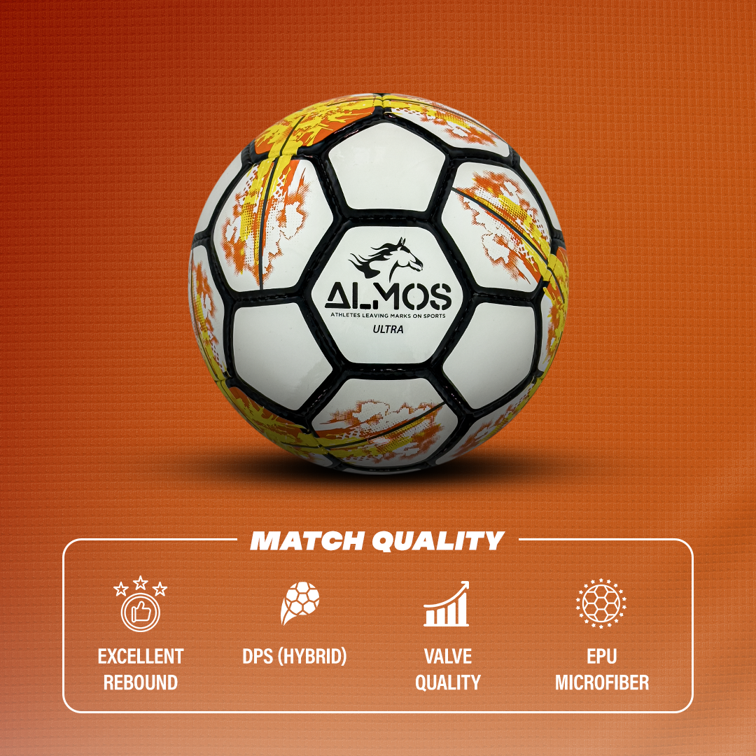 Almos Ultra Match Soccer Ball - 32 Panel - Size 5 