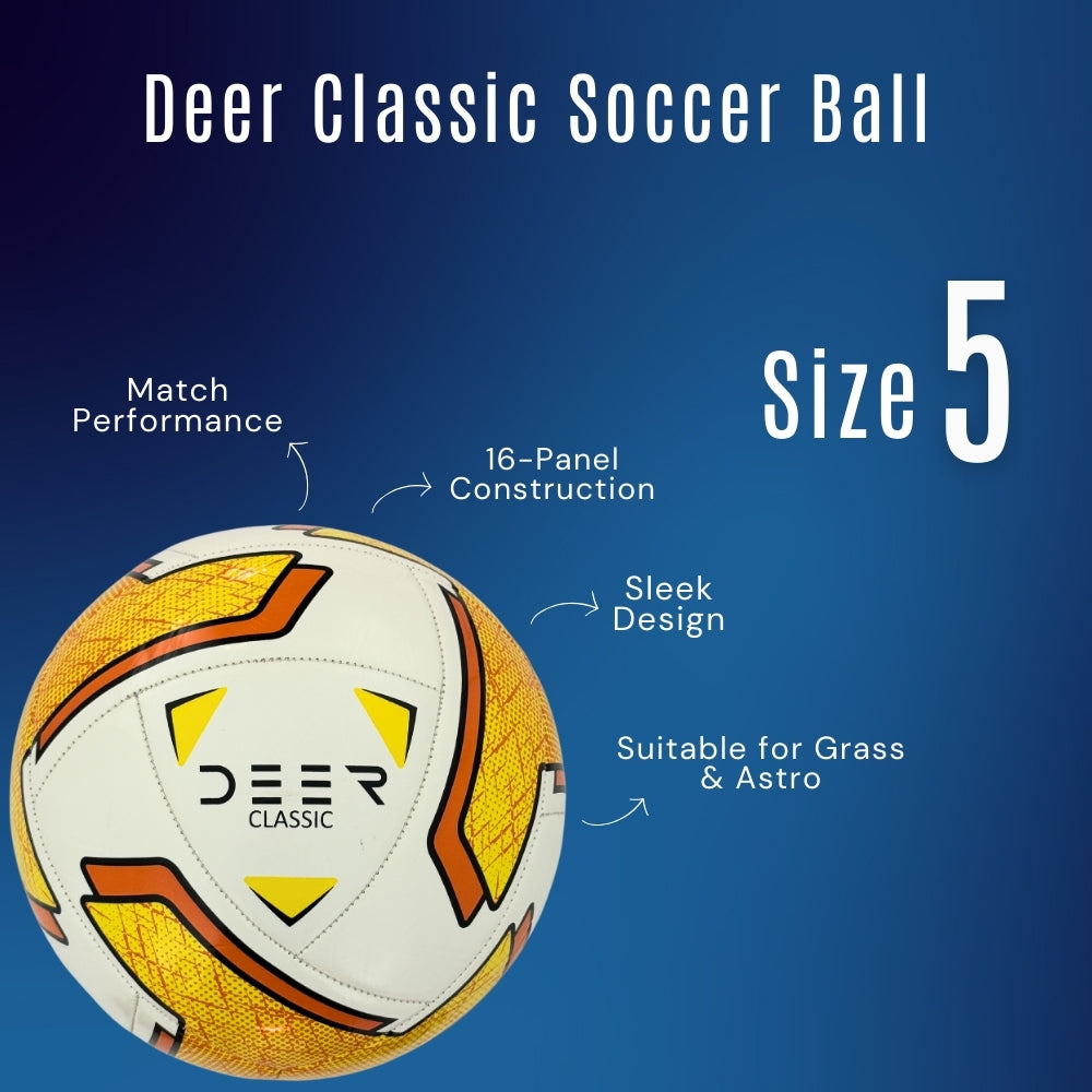 Deer Classic 16 Soccer Ball – Size 5 