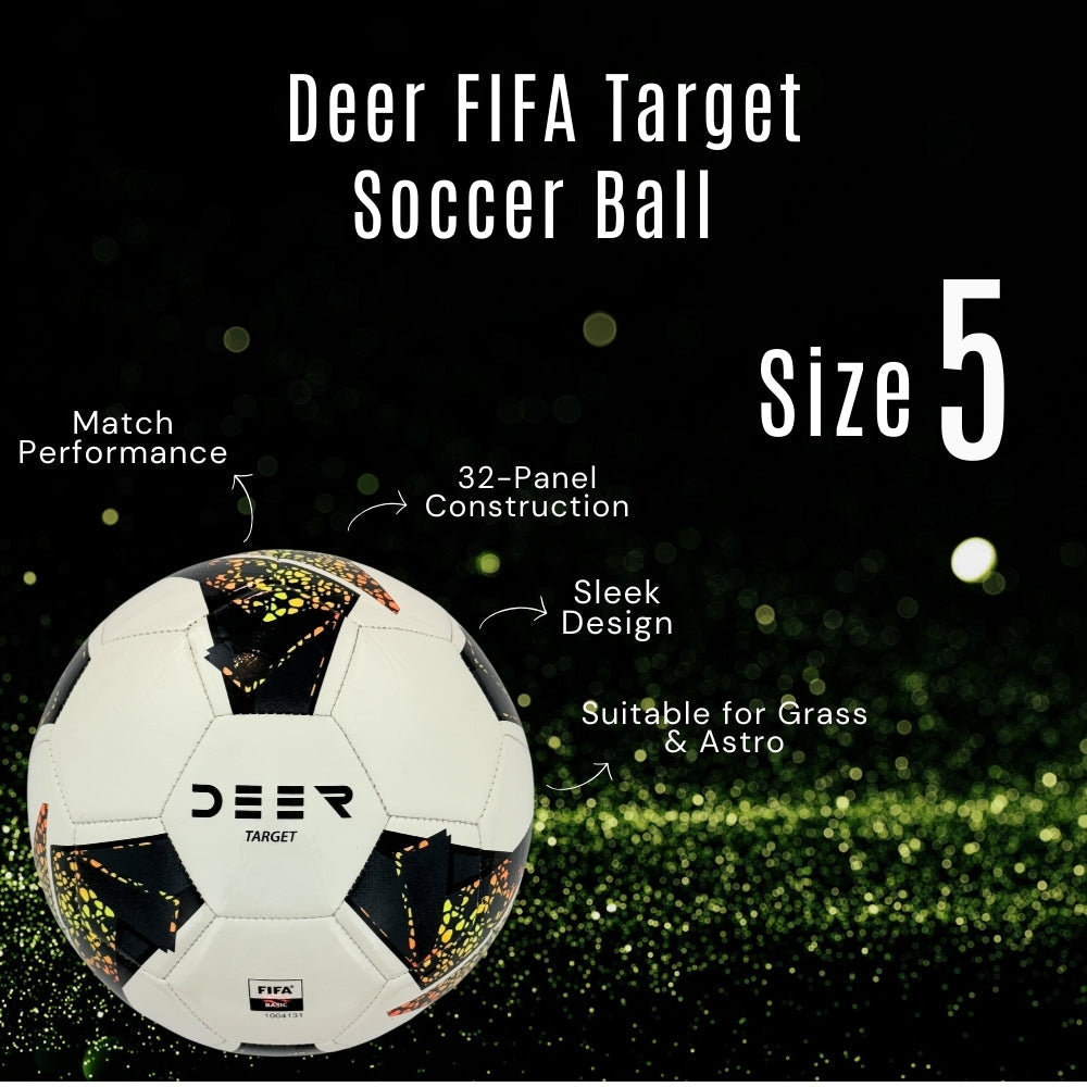 Deer Target Soccer Ball - 32 Panel 
