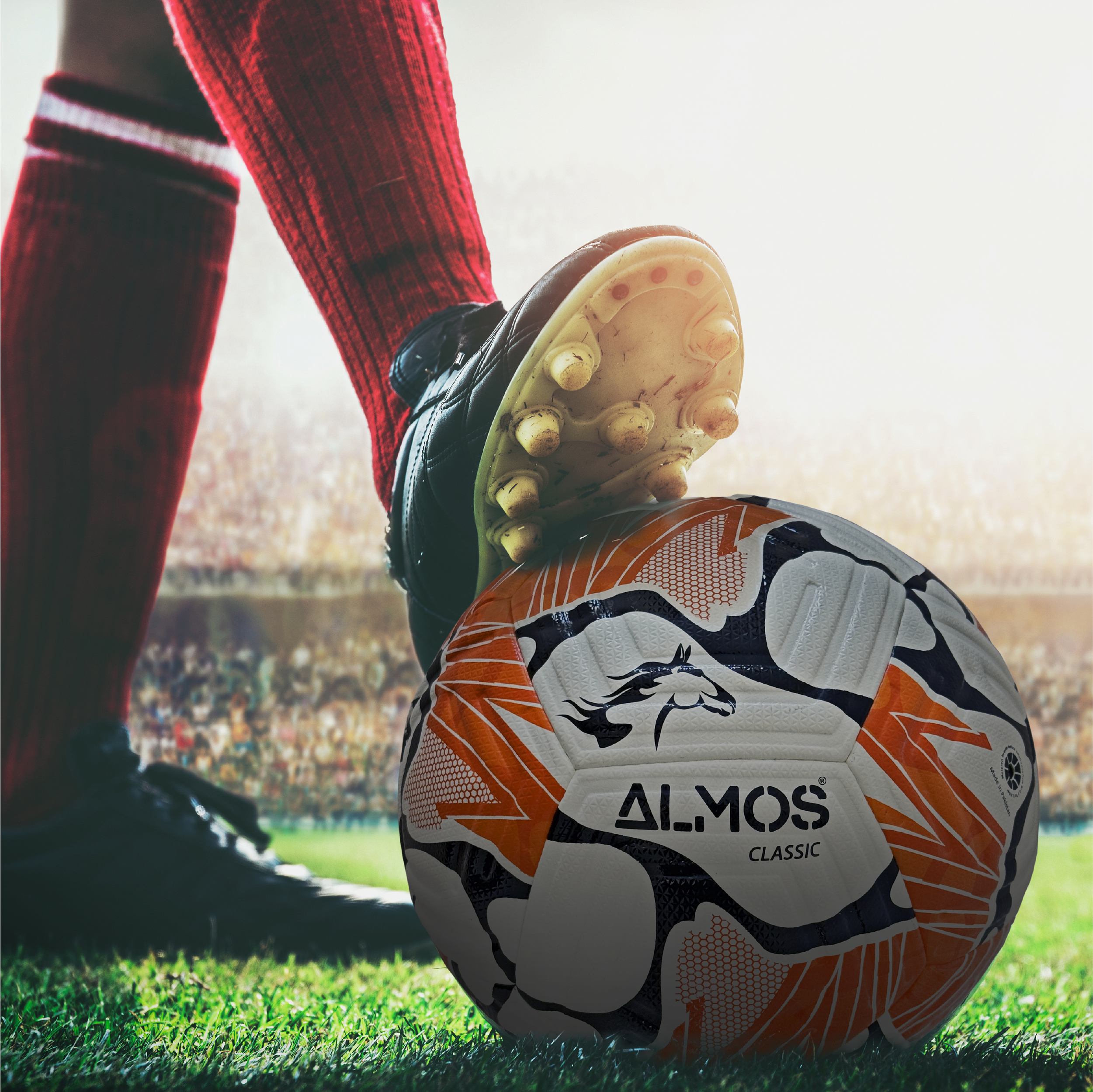 Almos Embossed Classic Training Soccer Ball – Size 5 